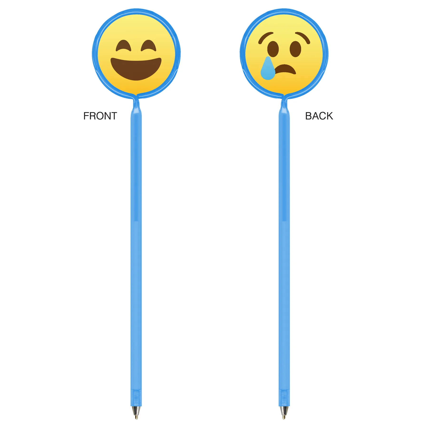 Inkbend Standard Billboard Pens W/ Emoji Laughing / Sad Stock Insert view 2