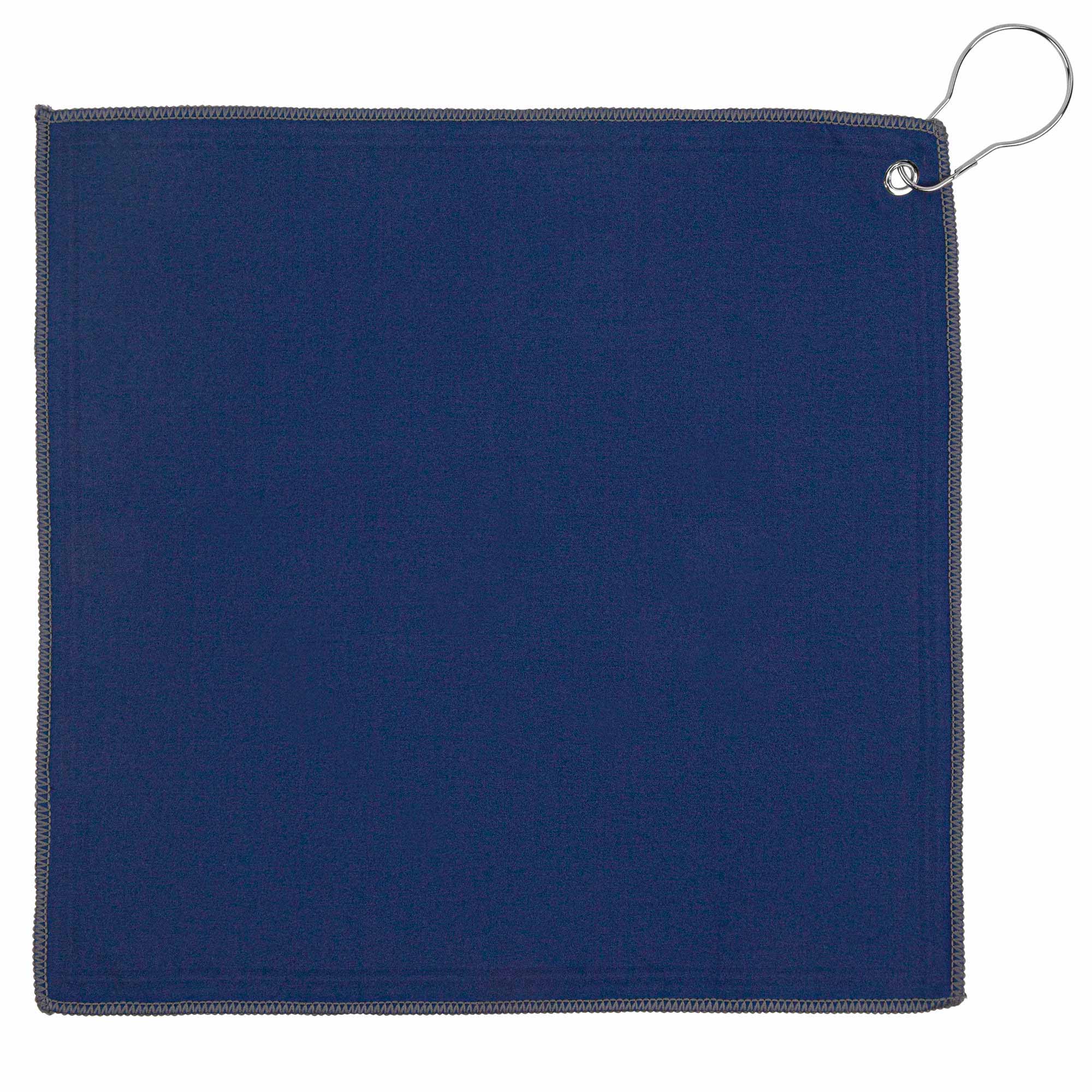 12" x 12" Recycled Golf Towel w/Carabiner view 2
