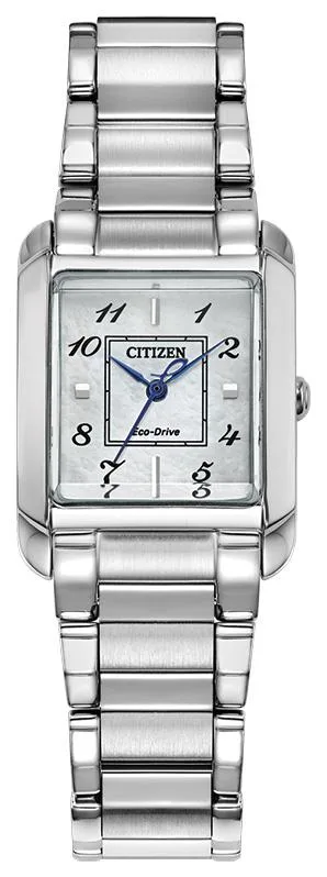 Citizen Watch Ladies' Bianca Gold Tone Bracelet Watch, White Dial