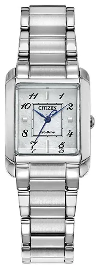 Citizen Watch Ladies' Bianca Gold Tone Bracelet Watch, White Dial