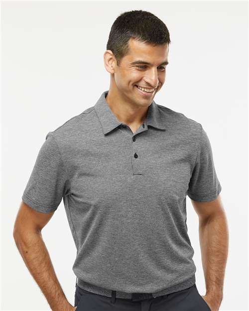 Adidas® Men's Heathered Polo Shirt