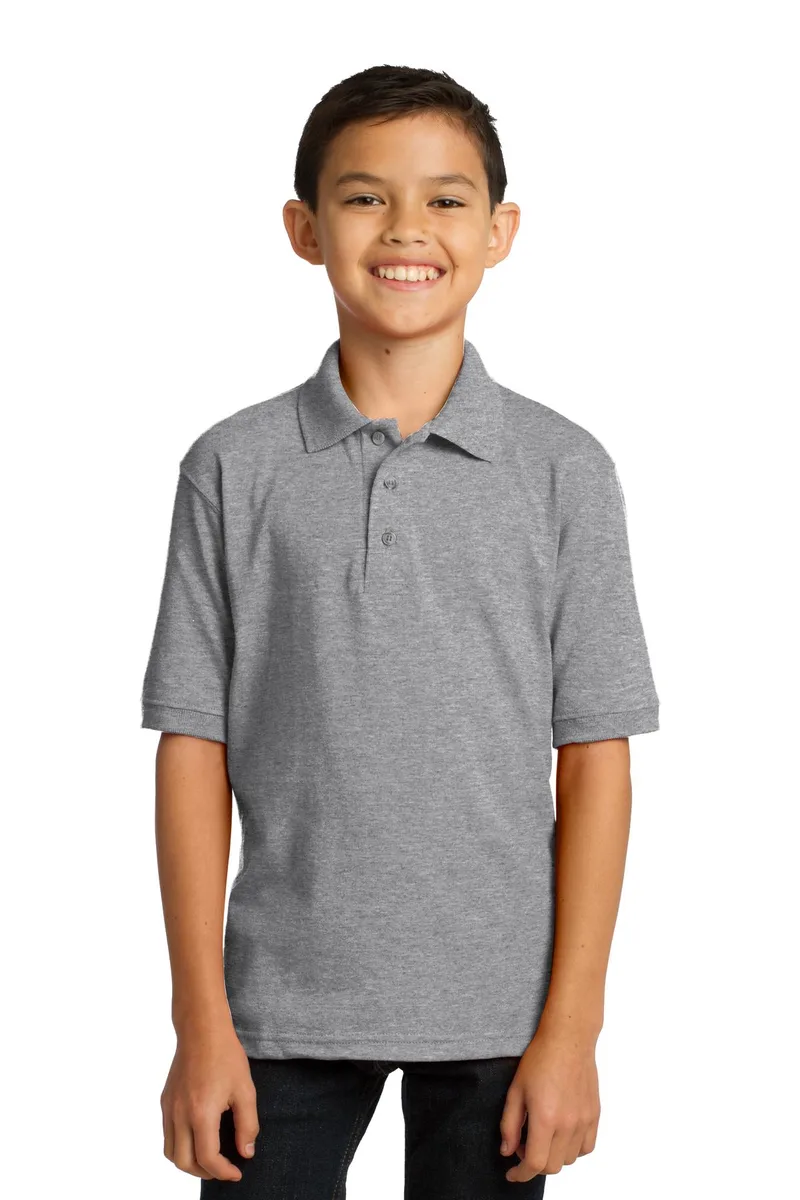 Port & Co™ Youth Core Blend Jersey Knit Polo.