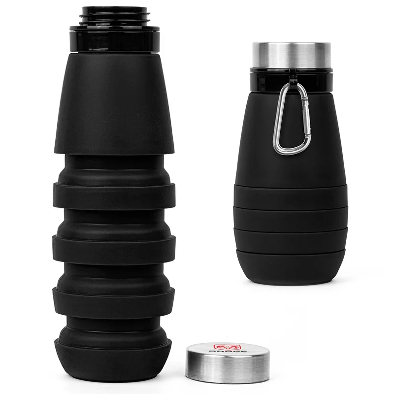 20 Oz. The Whirlwind Collapsible Silicone Water Bottle view 6