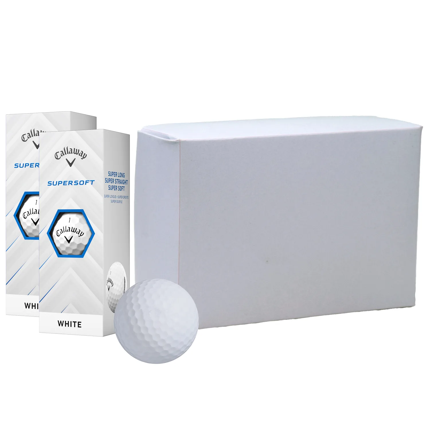 Callaway Super Soft Golf Ball in Custom Half Dozen Box view 2