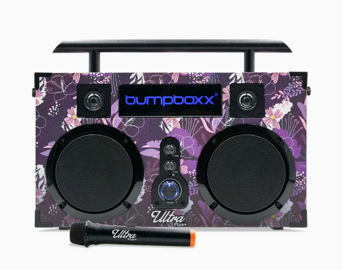 Bumpboxx Bluetooth Boombox Ultra Plus Floral