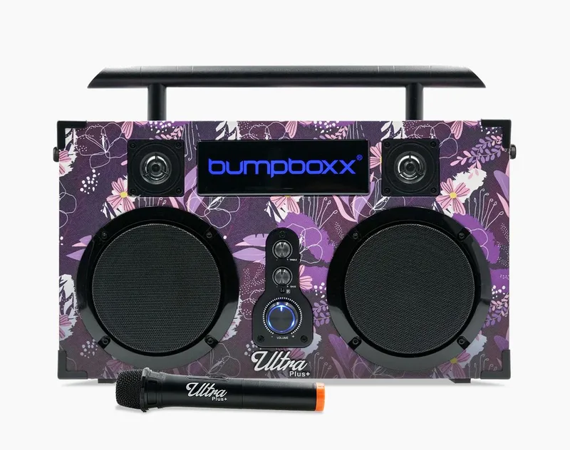 Bumpboxx Bluetooth Boombox Ultra Plus Floral