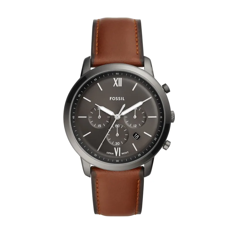 Fossil Men's Neutra Chronograph Amber Leather Watch
