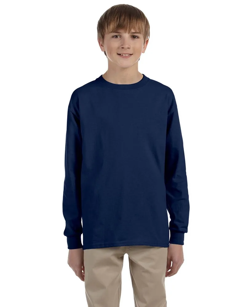 Jerzees Youth DRI-POWER® ACTIVE Long-Sleeve T-Shirt view 4