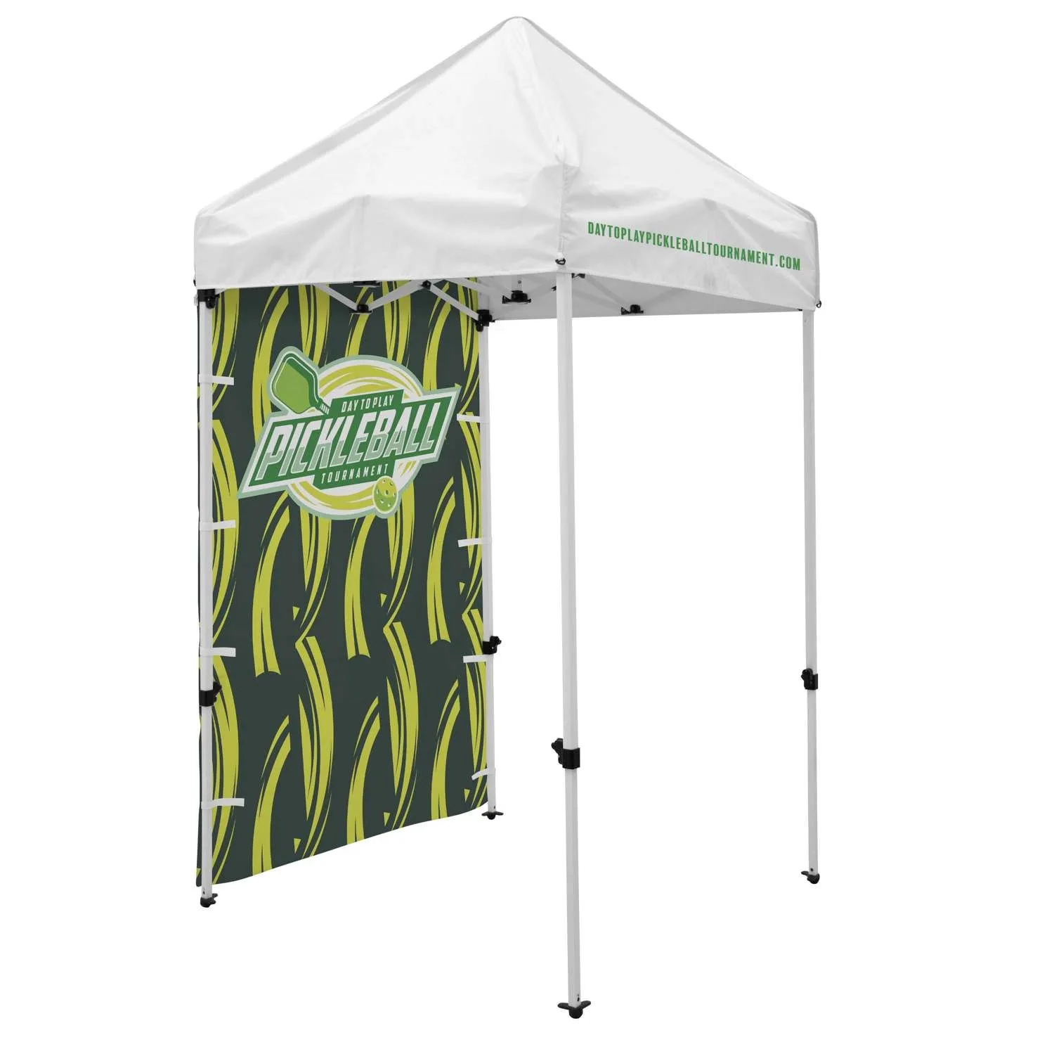 5' Economy Tent Full Wall (Dye Sublimated, Single-Sided) view 3