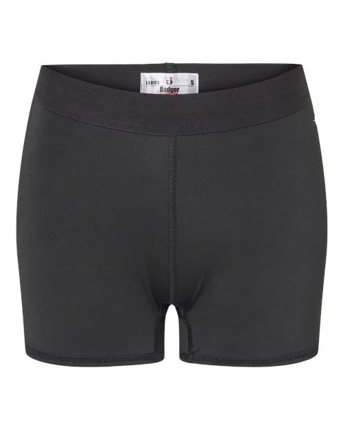Badger 3'' Women's Pro-Compression Shorts