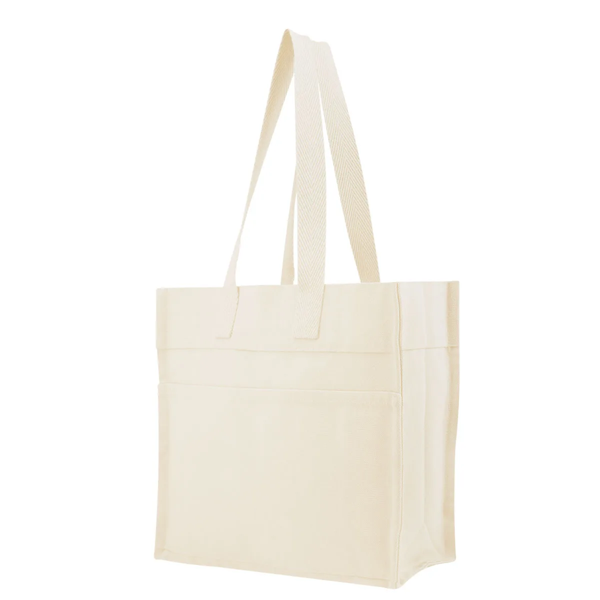 Aware™ 4 Oz. Recycled Cotton Tote Bag view 3
