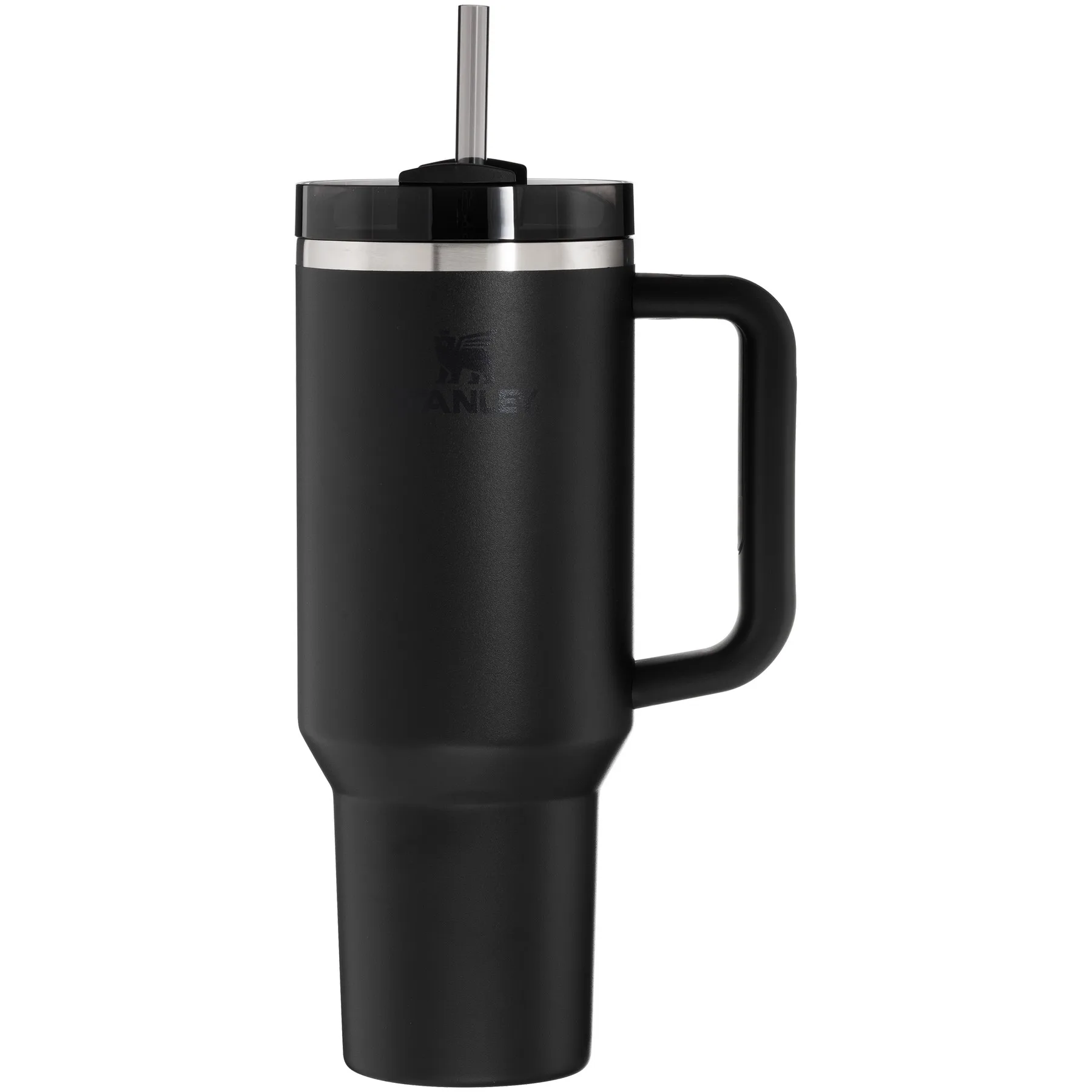 40 oz Stanley Quencher H2.0 FlowState Stainless Steel Water Bottle (Black) view 2