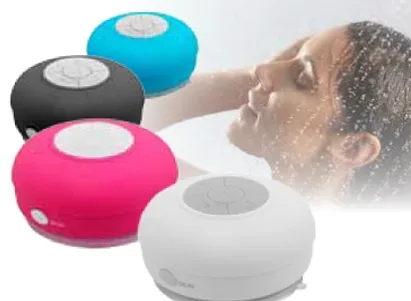 SuperSonic Portable Bluetooth Rechargeable Shower Speaker
