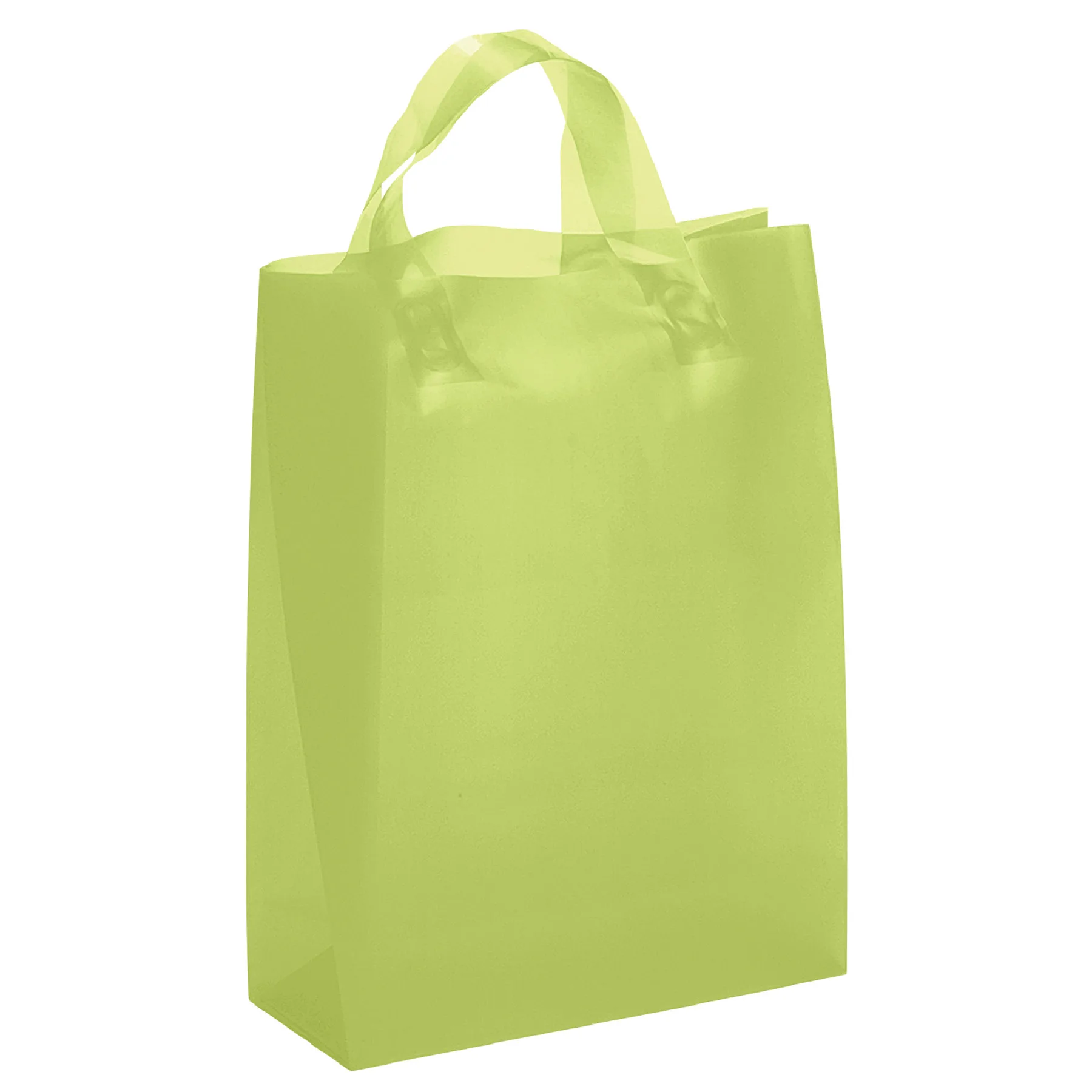 Apollo - Frosted Brite Shopper - Flexo Ink Print (8" x 4" x 10") view 2