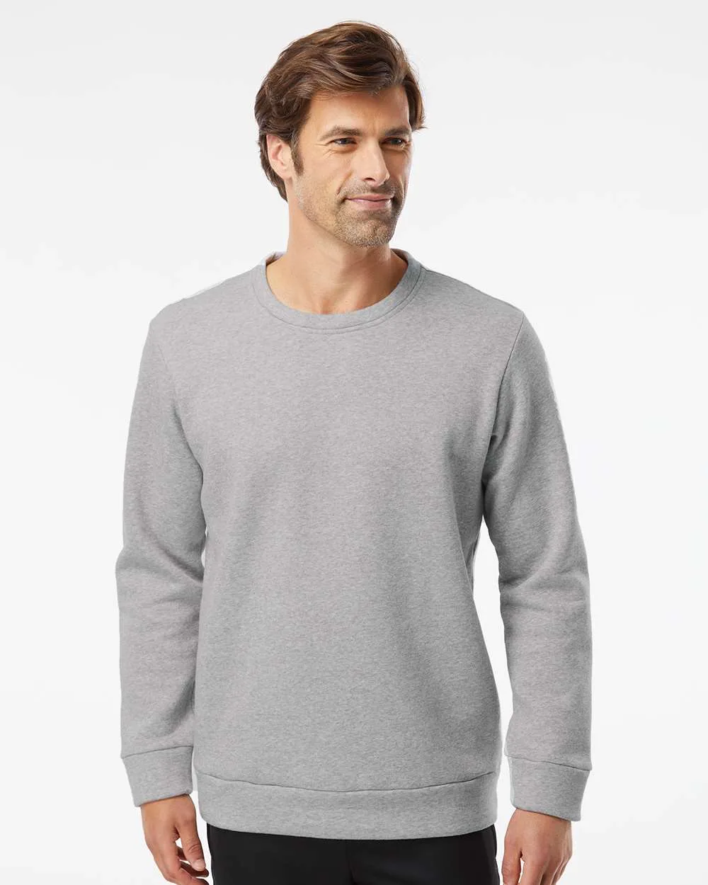 Adidas® Fleece Crewneck Sweatshirt view 3