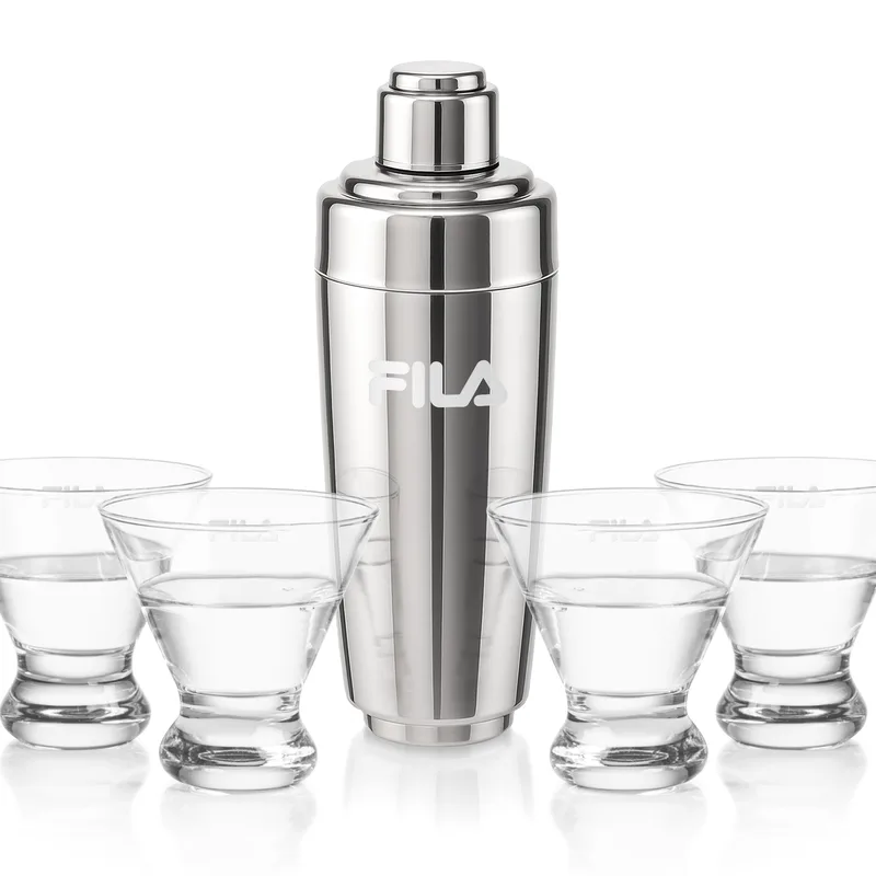 Shaker Martini Set, Brisbane Martini Set, Set of 5