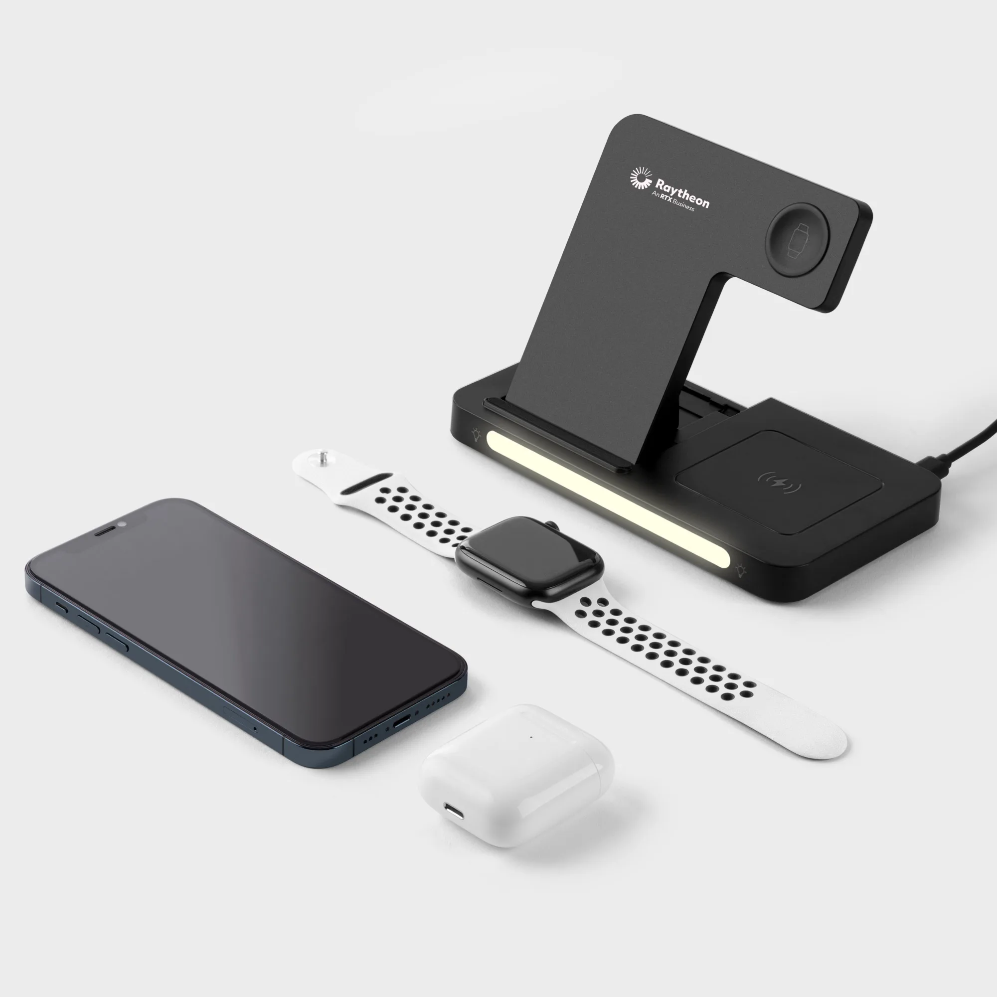 3-in-1 Wireless Charging Station with Adjustable Light view 6