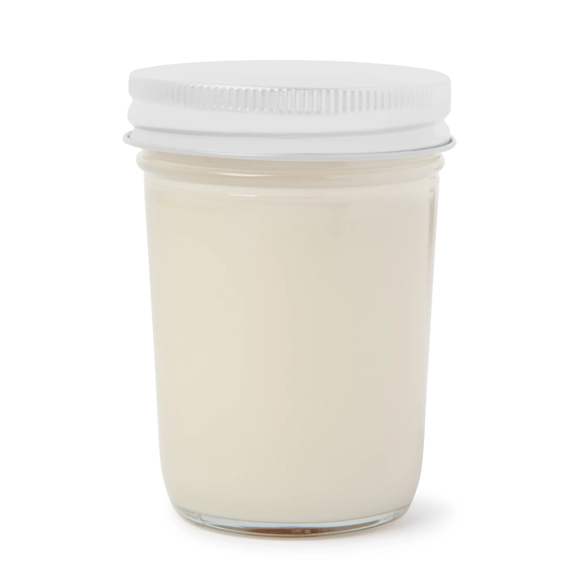 White Blank Close Lid View