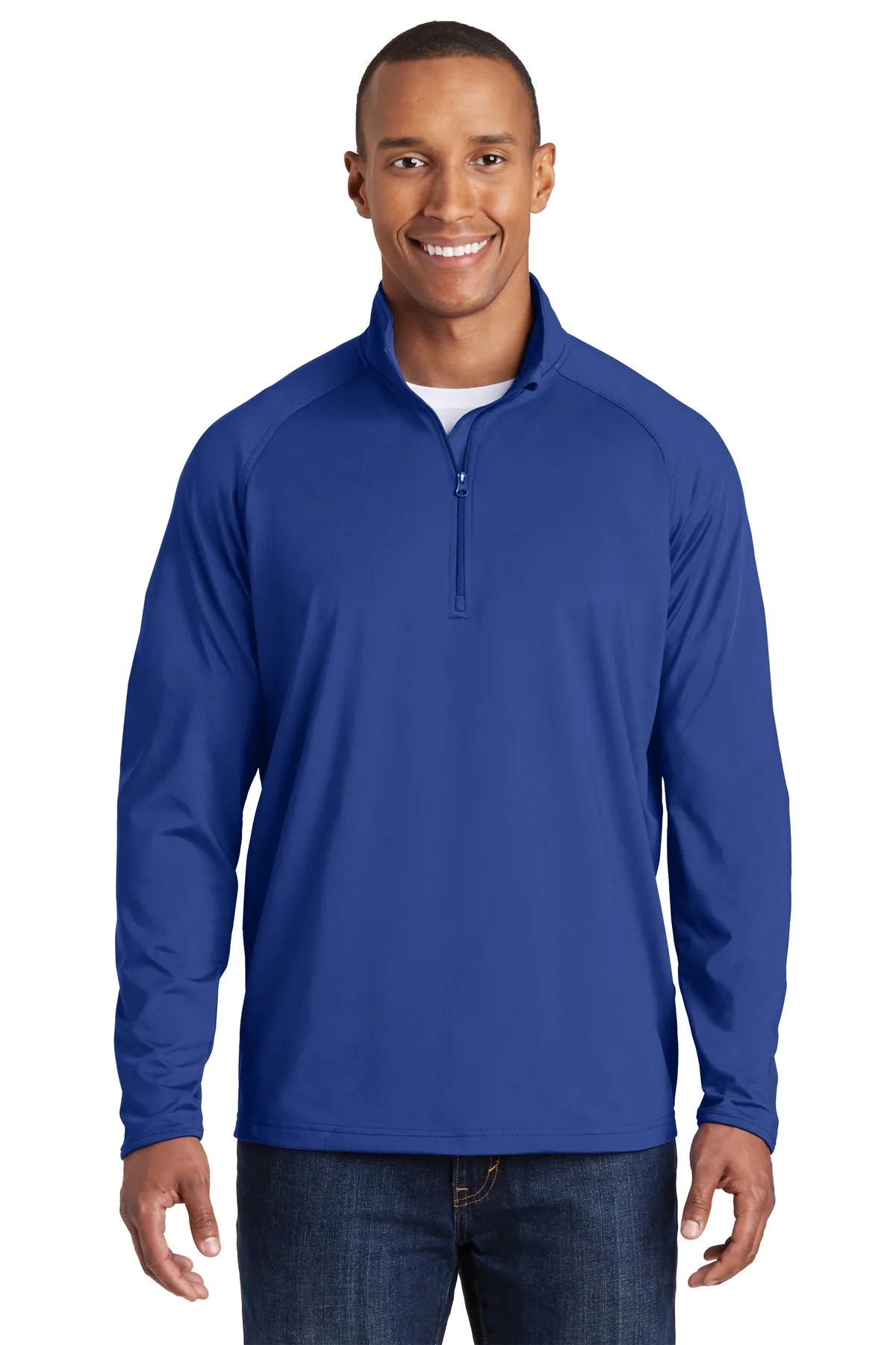 Sport-Tek® Sport-Wick® Stretch 1/4-Zip Pullover. view 7