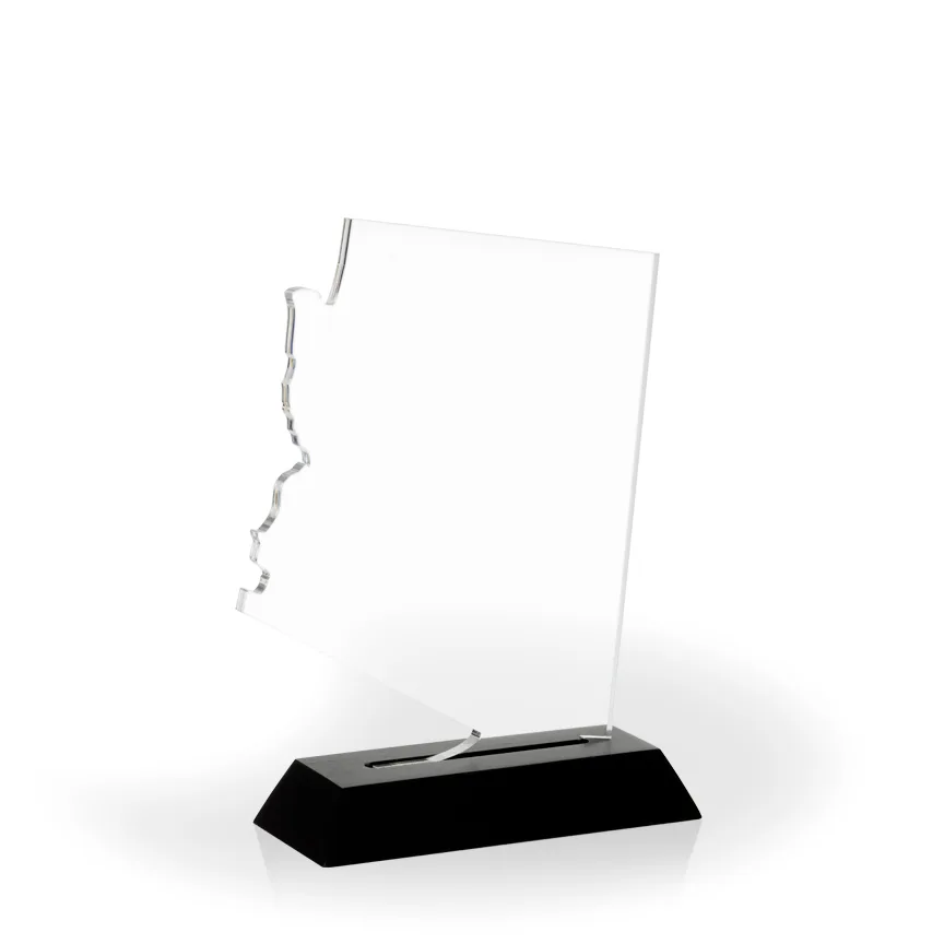 Arizona Award with Black Wood Base - UV Print view 2