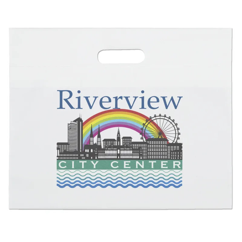 Die Cut Handle Bag - Dynamic Color (16" x 13")