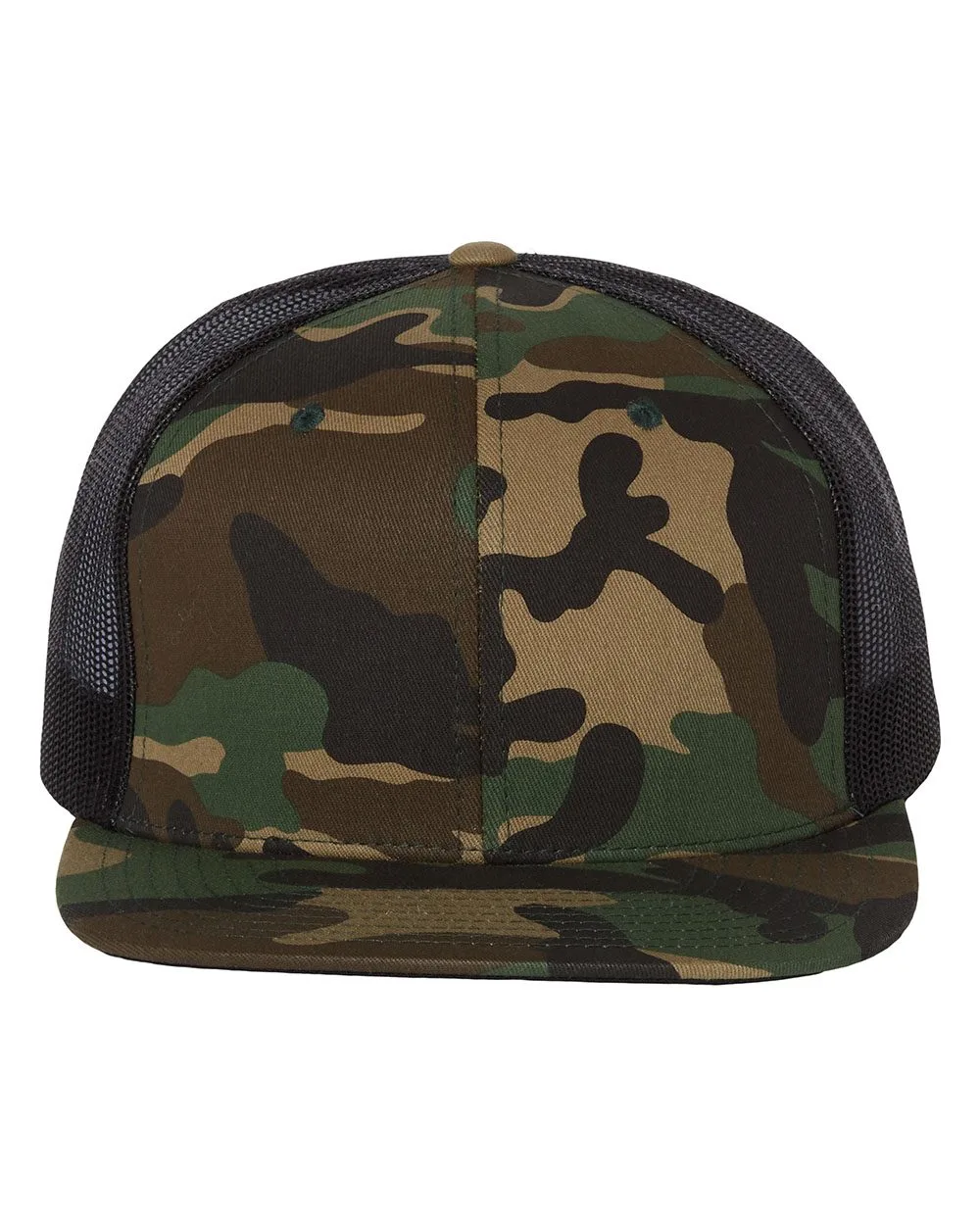 Richardson® Wool Blend Flat Bill Trucker Cap view 2