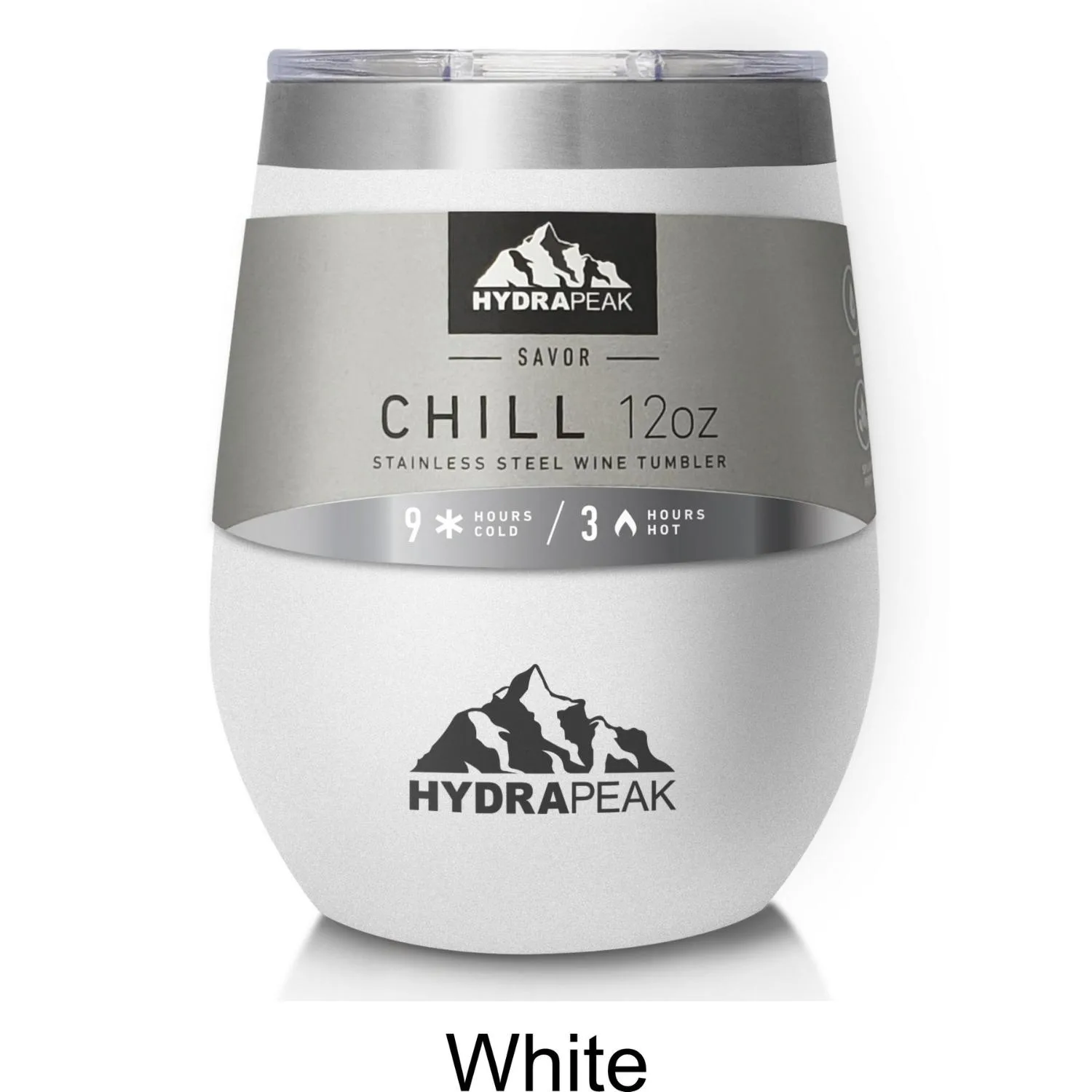 12 oz Hydrapeak® Stainless Steel Insulated Chill Stemless Tumbler view 2
