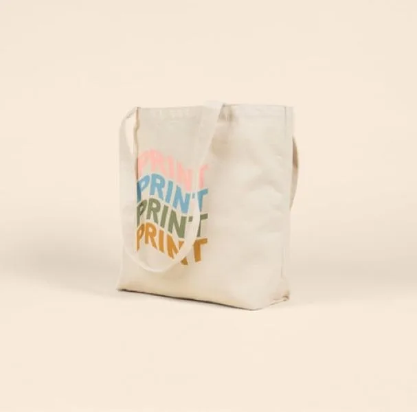 Continued Daily Grind Natural Canvas Tote view 2