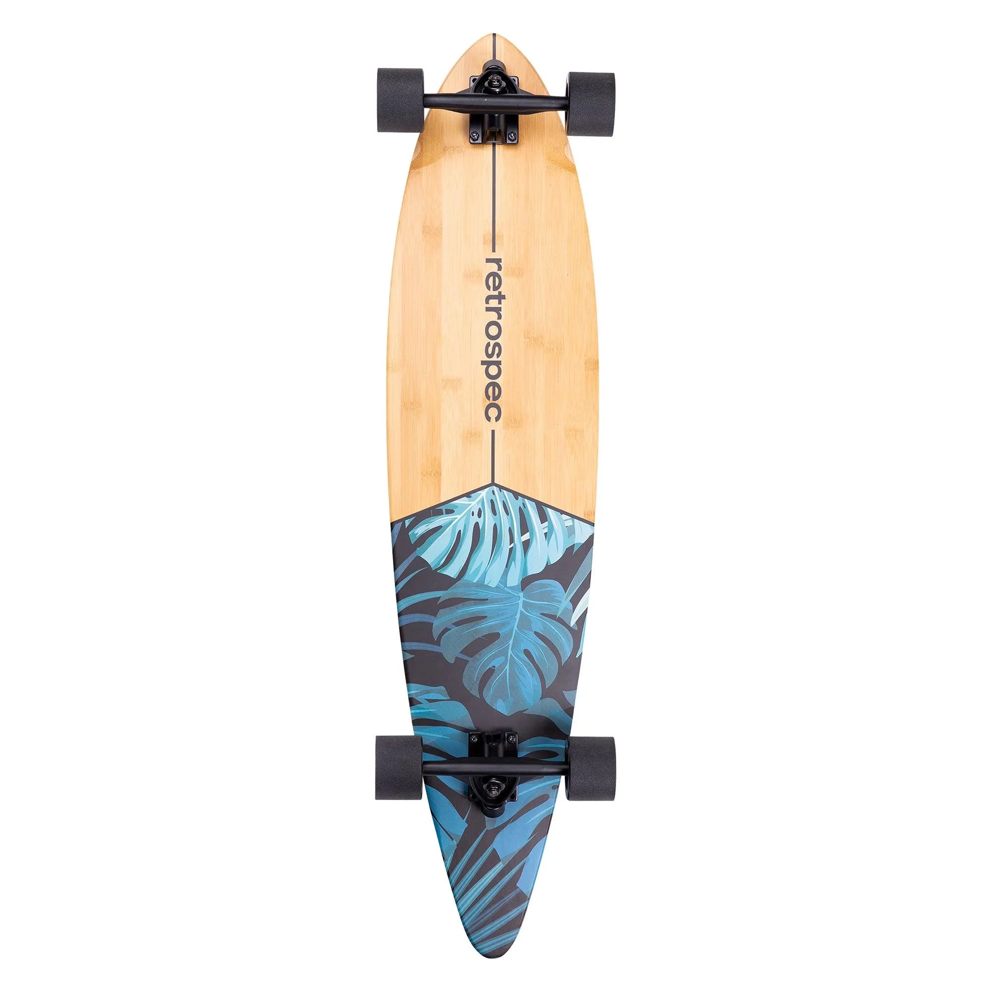 Retrospec Zed Pintail 41" Dark Tropics Longboard