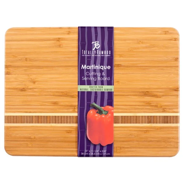 Martinique Bamboo Serving & Cutting Board 15" x 11" view 3