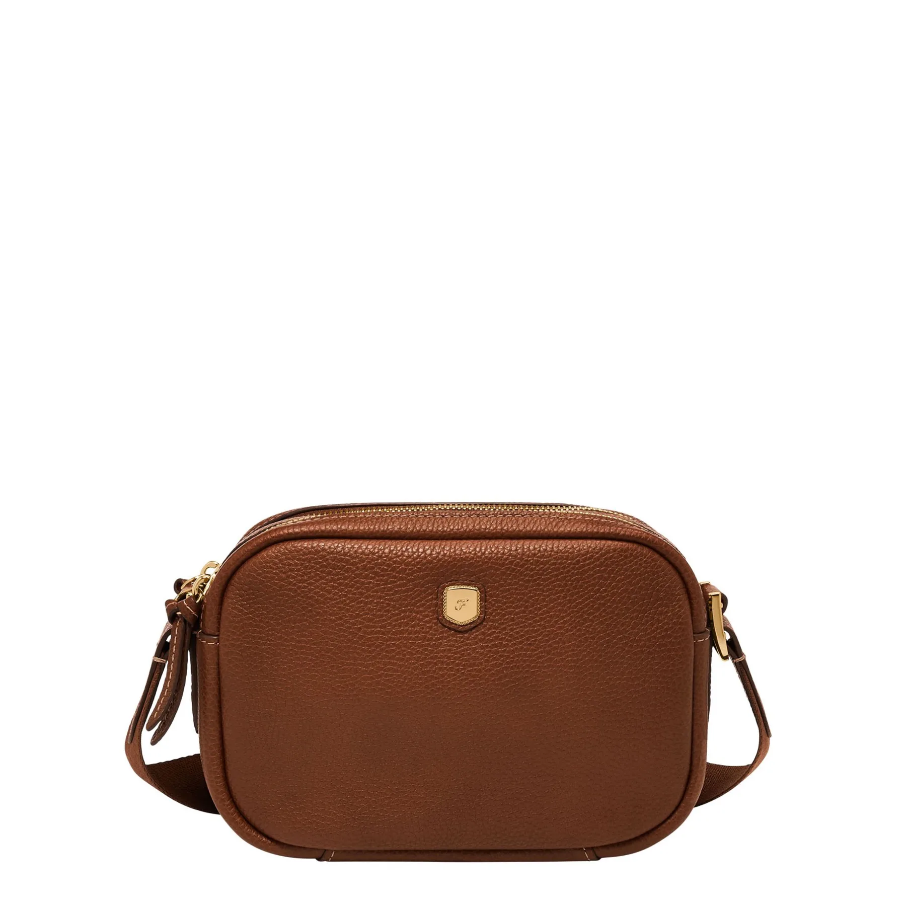 Fossil Danni Leather Crossbody Bag - Medium Brown