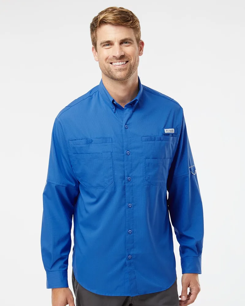 Columbia® Men's PFG Tamiami™ II Lone Sleeve Shirt view 2