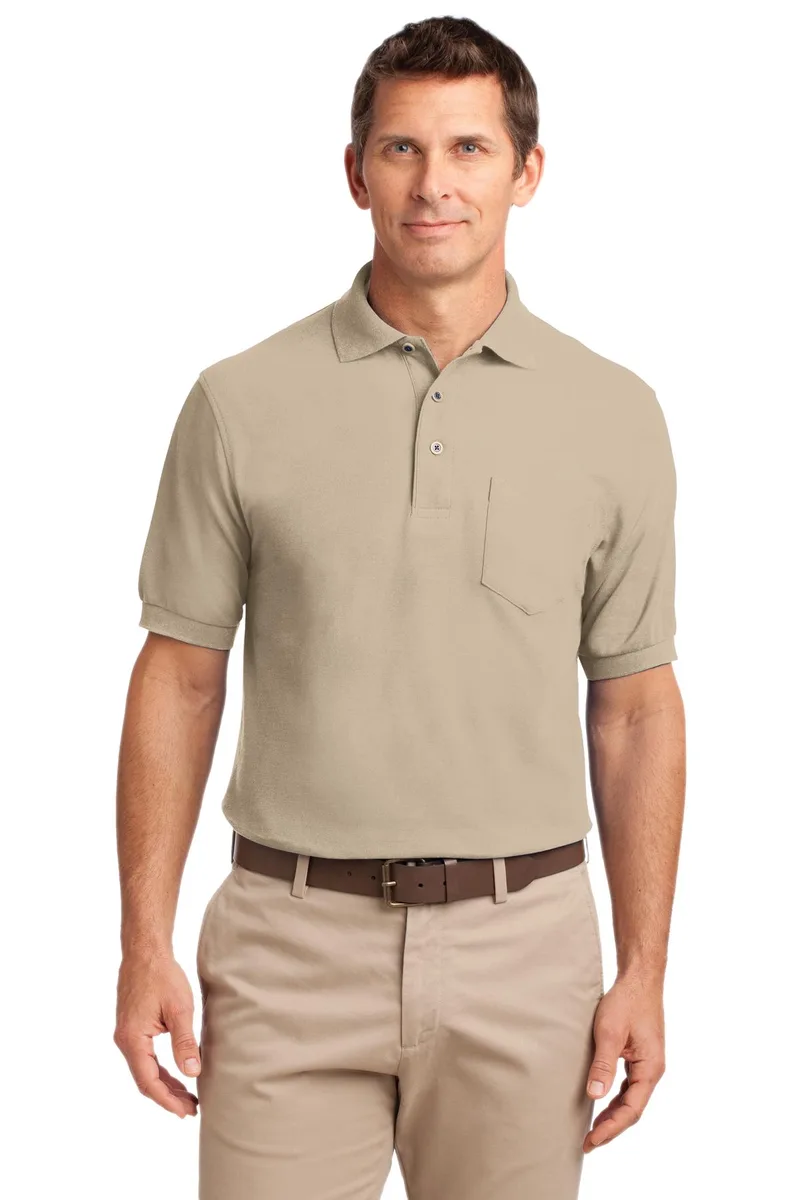 Port Authority® Silk Touch™ Polo with Pocket. view 7