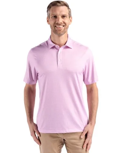Cutter & Buck Pike Eco Diamond Dot Print Recycled Mens Big & Tall Polo view 5