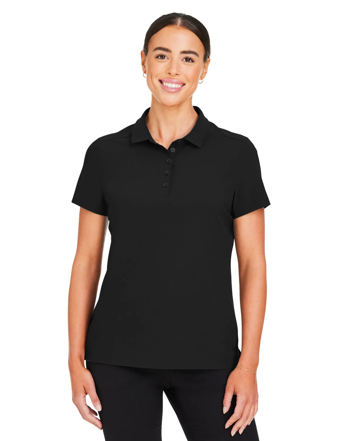 Devon and Jones® Women's CrownLux Performance® Windsor Welded Short Sleeve Polo Shirt