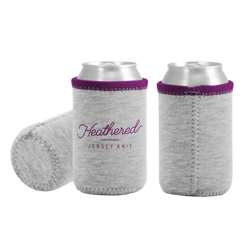 Liam Heathered Jersey Knit Neoprene Can Insulator view 3