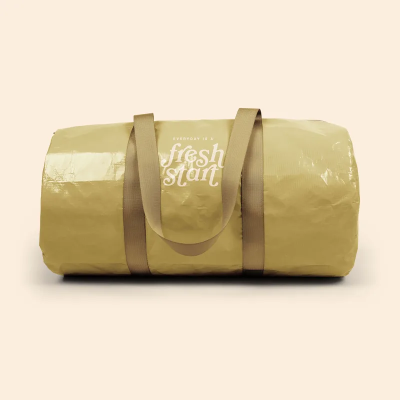 Large Laminated Non-Woven Rpet Darfling Duffel Bag