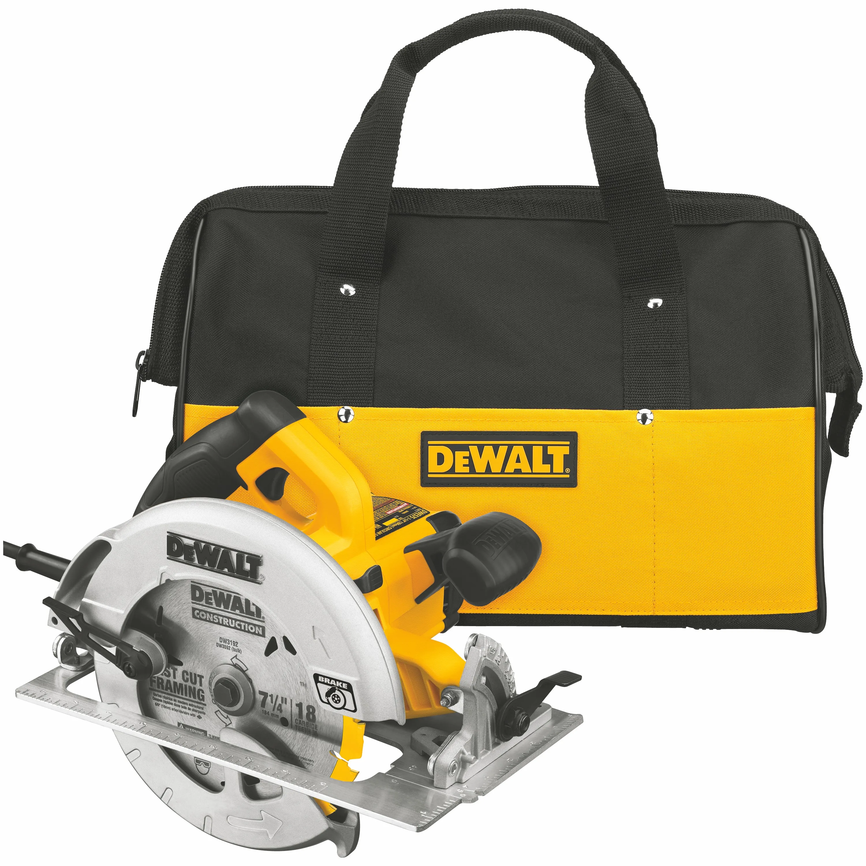 DeWalt 7-1/4" Lightweight Circular Saw W/ Electric Brake
