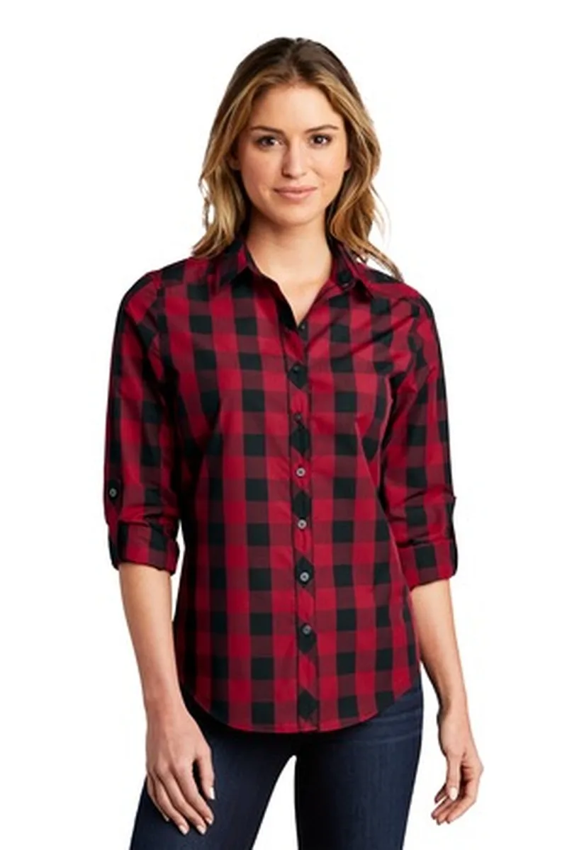 Port Authority® Women's Everyday Plaid Shirt.