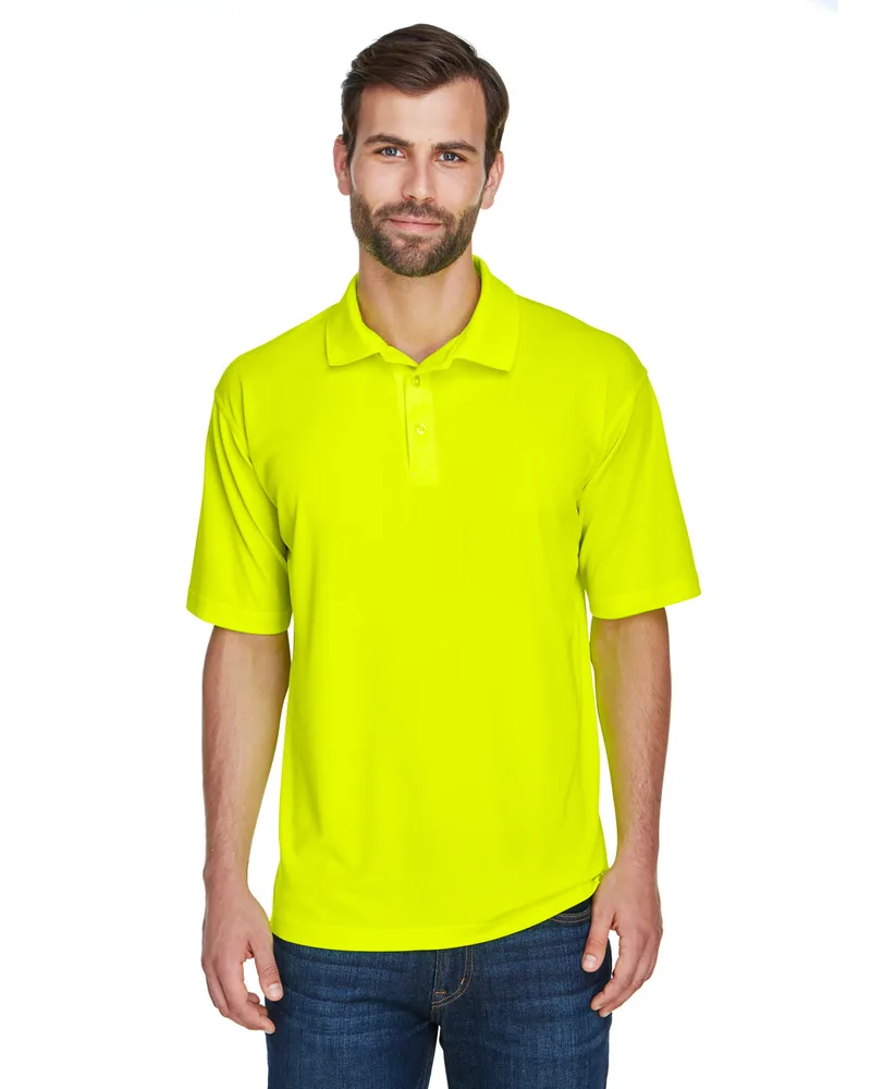 ULTRACLUB Men's Cool & Dry Mesh Piqué Polo view 2