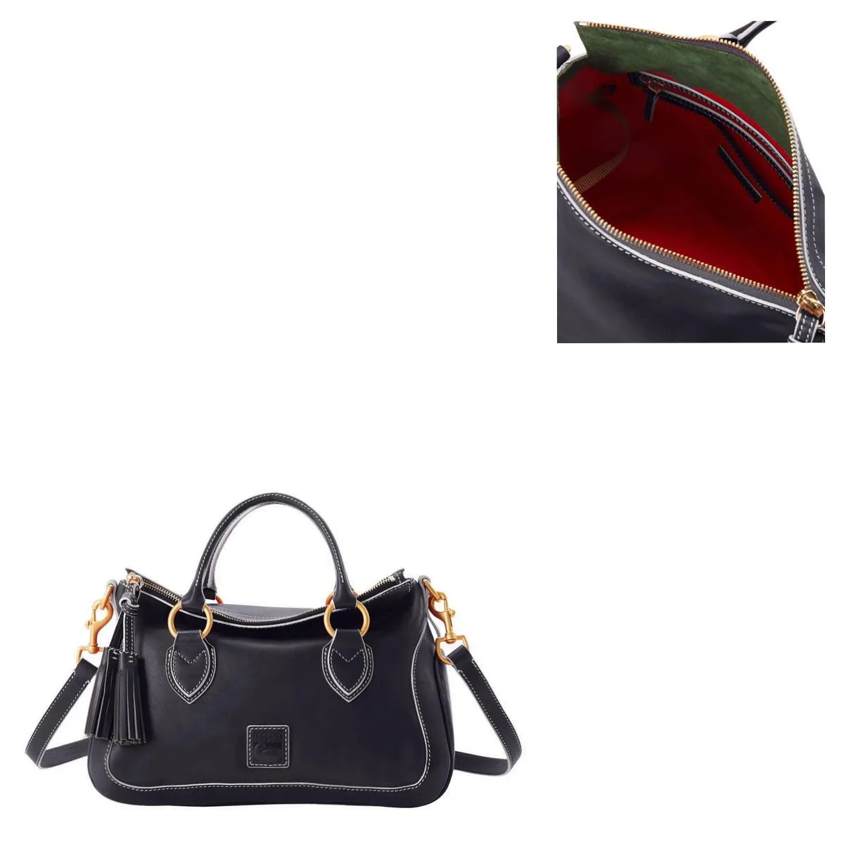 Dooney & Bourke Florentine Navy Medium Satchel
