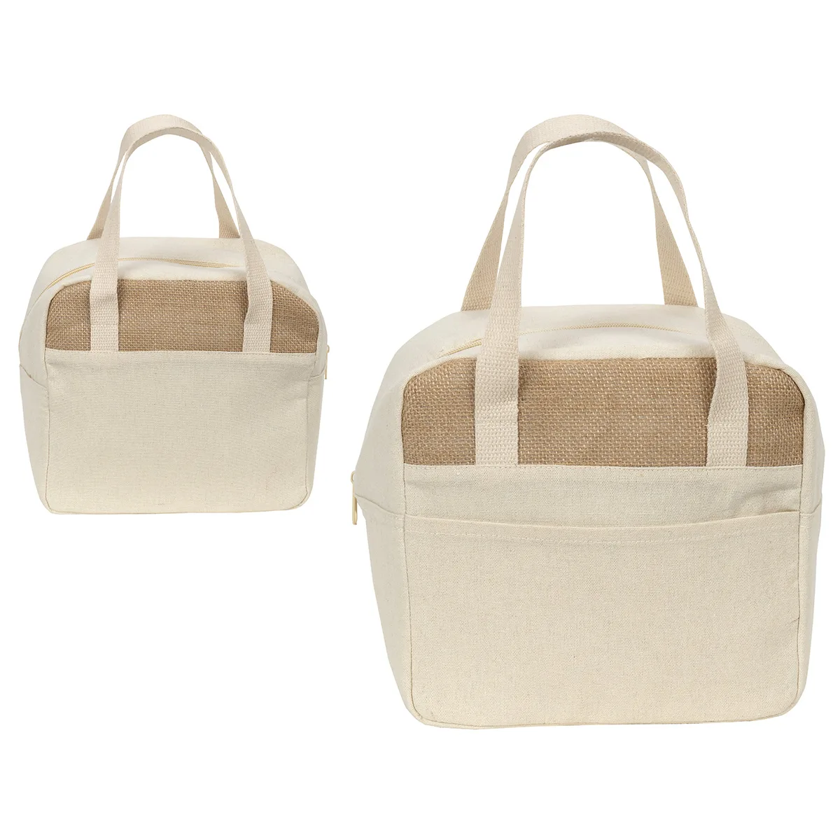 Savanna Jute & Recycled Cotton Cooler Bag view 2