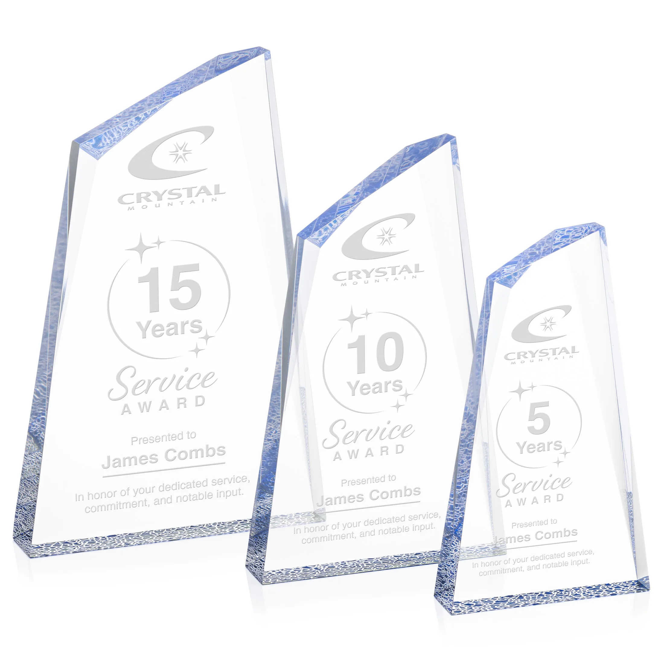 Laser Engraving, Blue