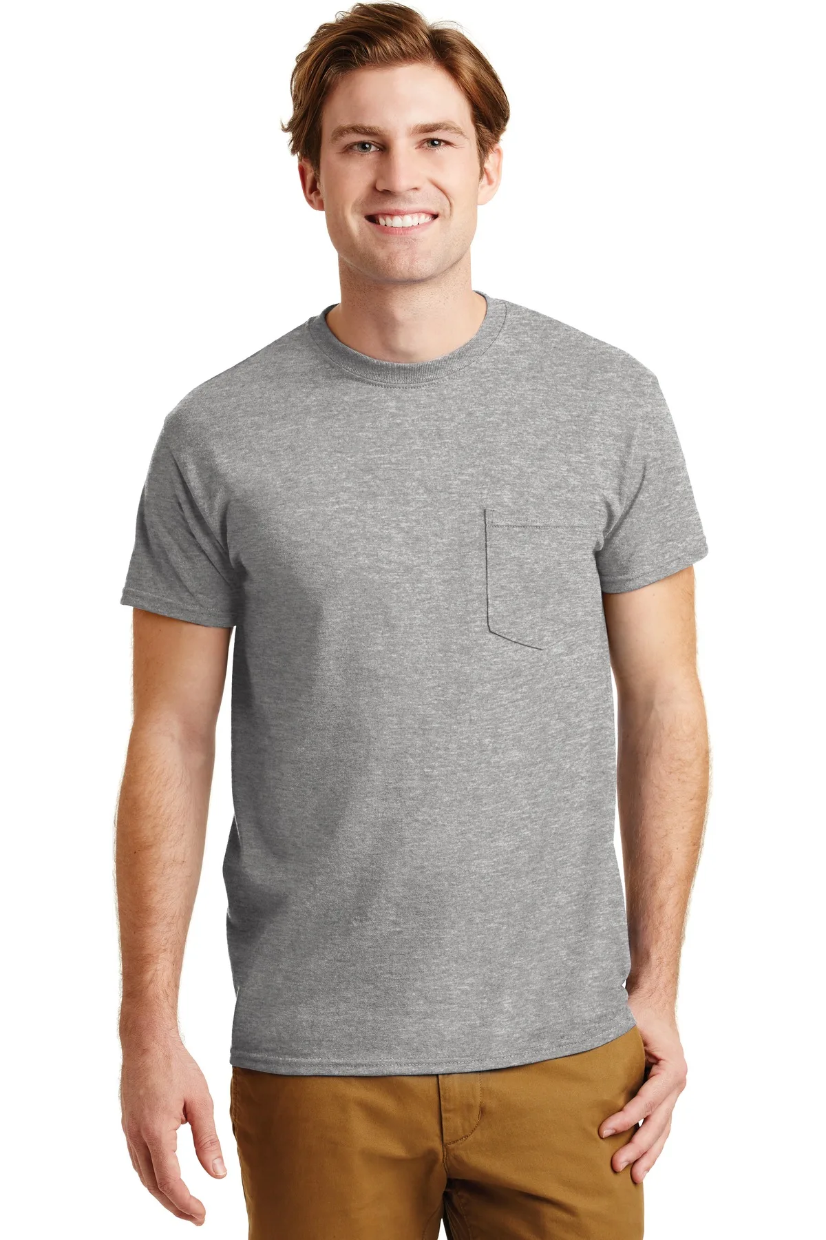 Gildan® - DryBlend® 50 Cotton/50 Poly Pocket T-Shirt. view 6