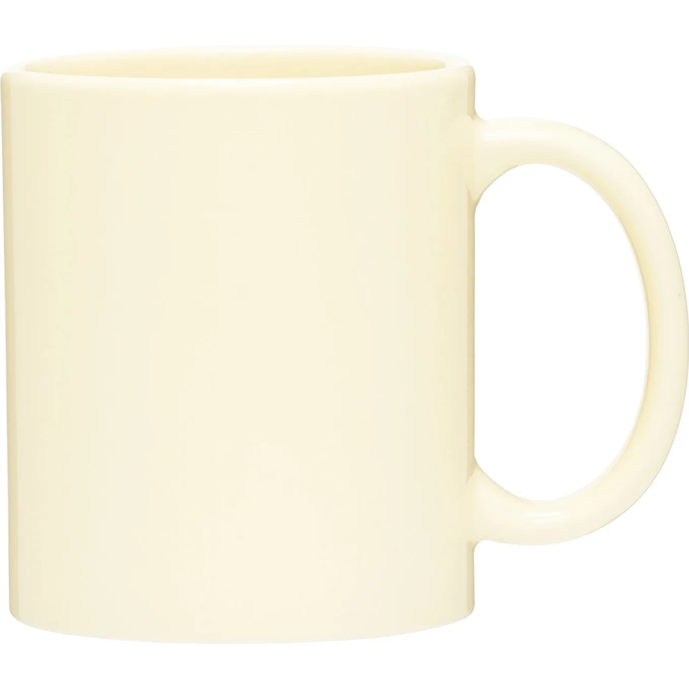 11 oz C-Handle Ceramic Mug (Almond) view 2