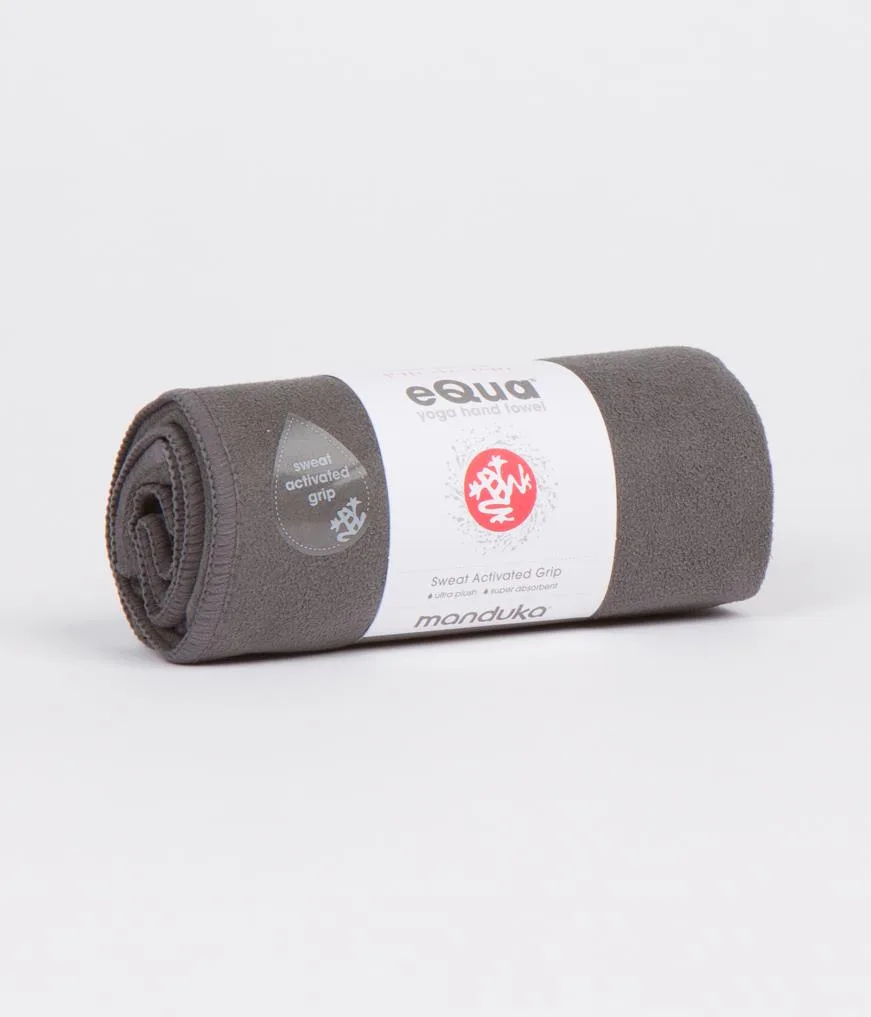 Manduka Equa Yoga Hand Towel - Thunder Gray