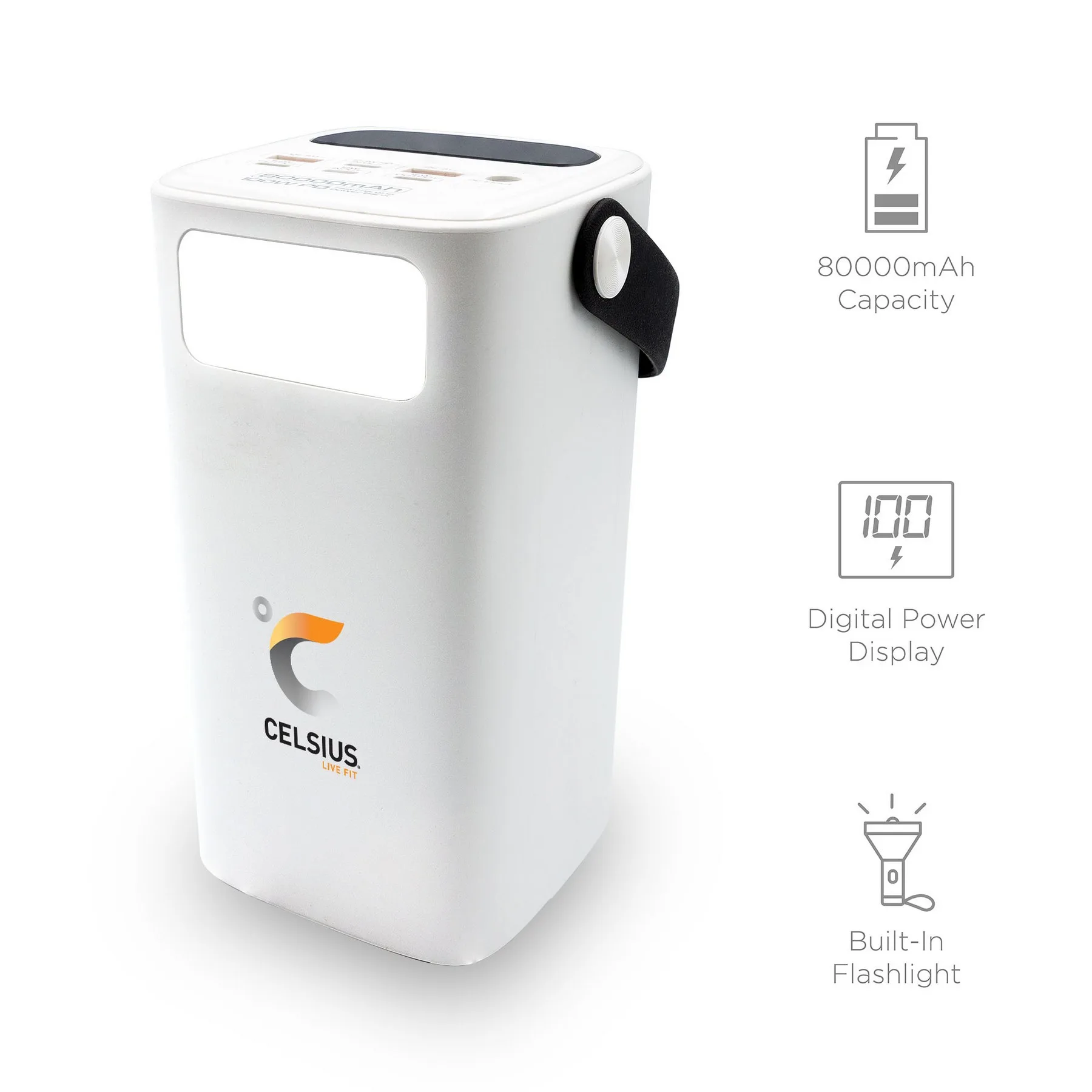 Dominion, High Capacity 80,000 mAh and Fast Charge 100W Super Power Bank view 3