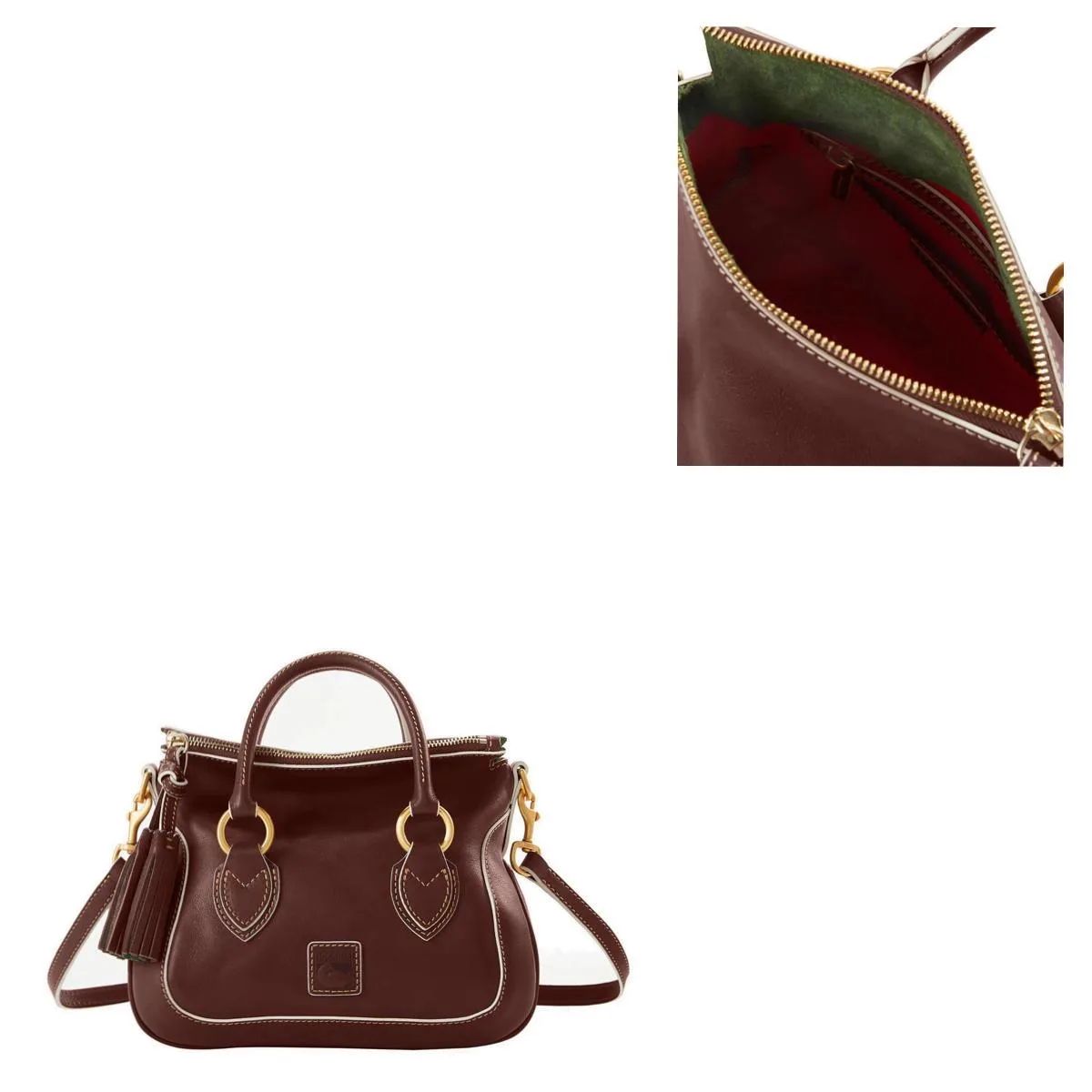 Dooney & Bourke Florentine Chestnut Small Satchel
