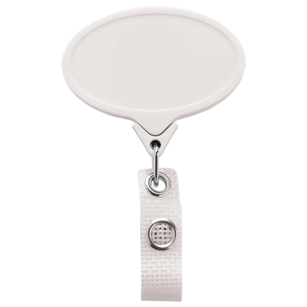 Jumbo Anti-Microbial Oval Retractable Badge Reel view 2