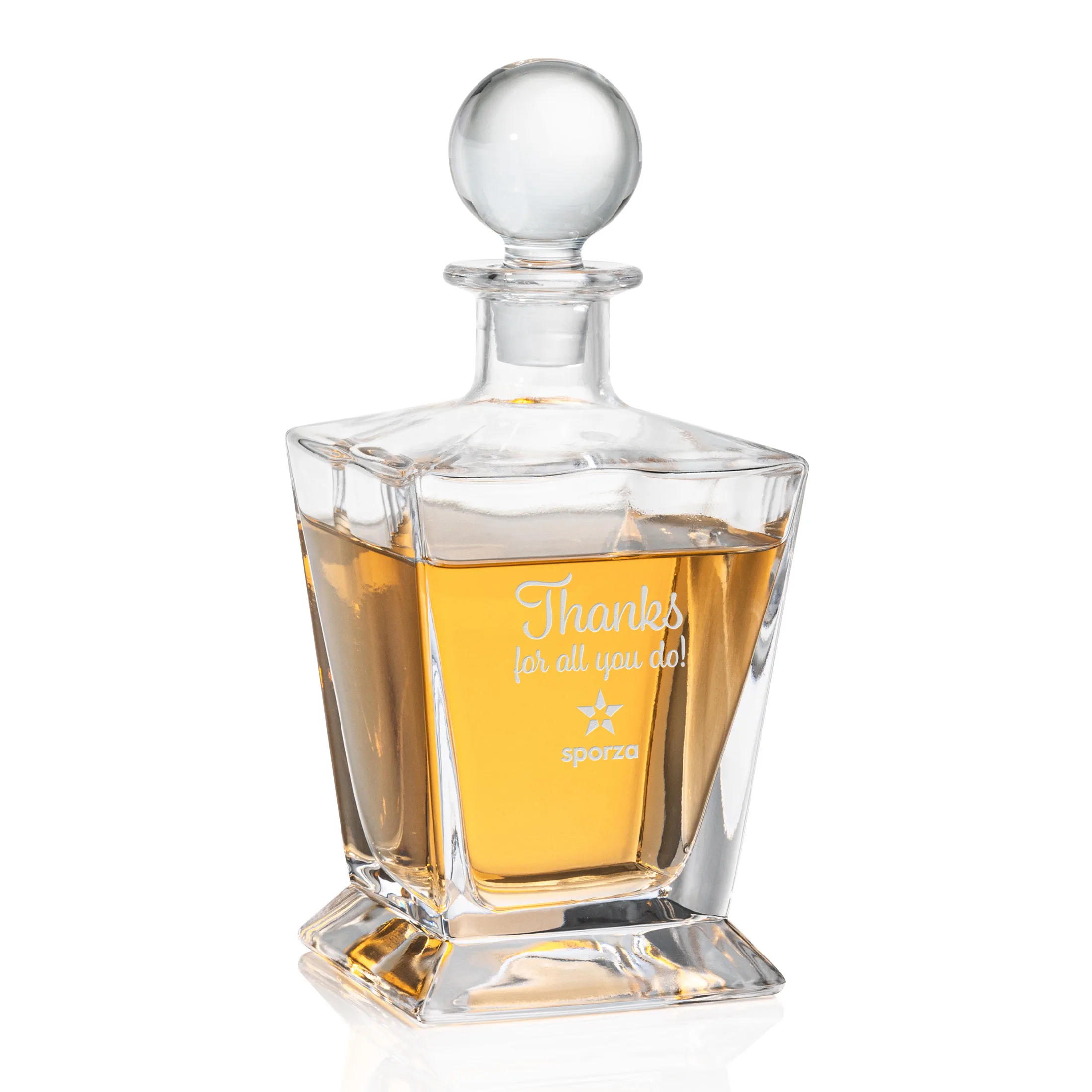 Decanter Only, Deep Etch, 28 oz